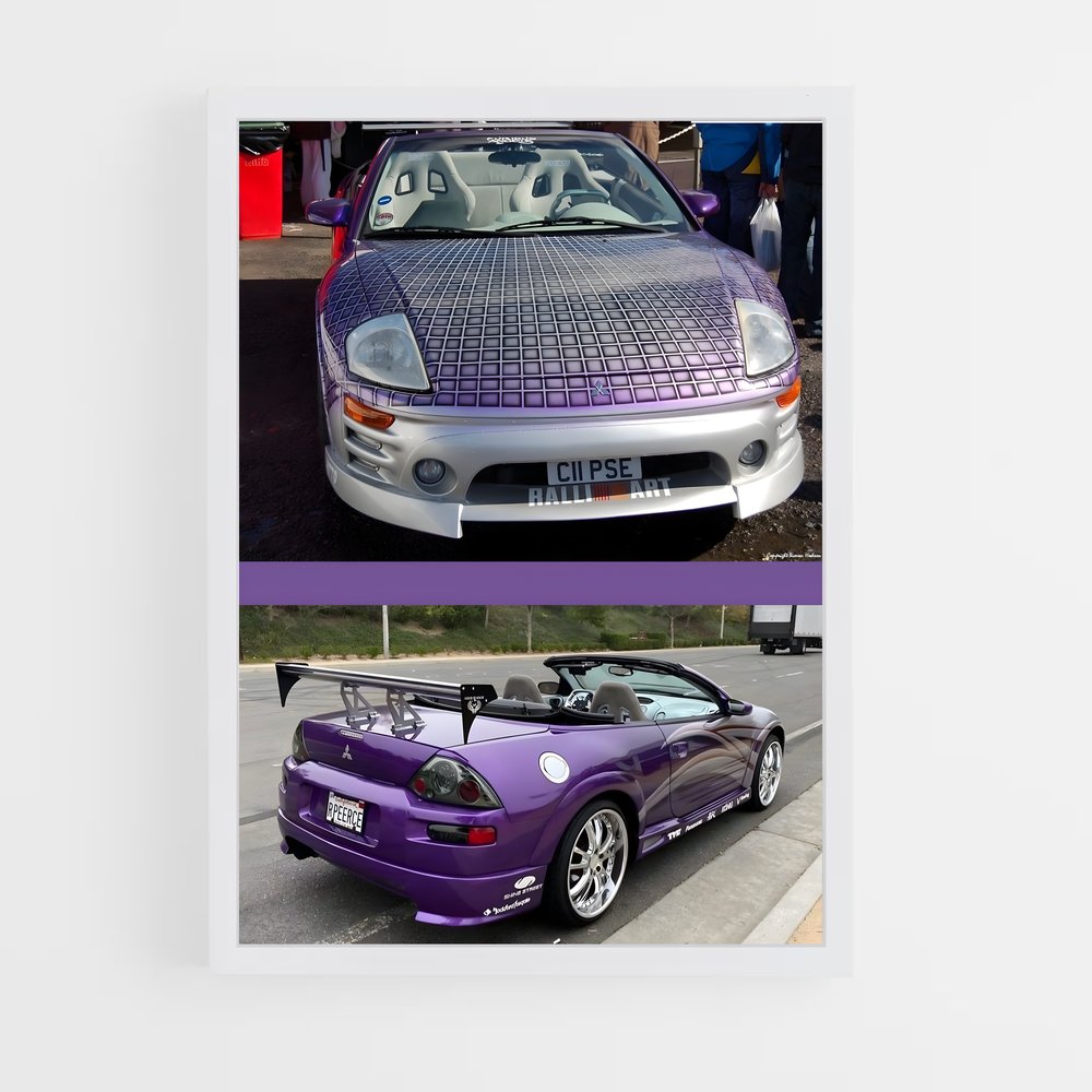 Poster Spyder Énigmatique Éclipse – affiche Mitsubishi (vue 3)